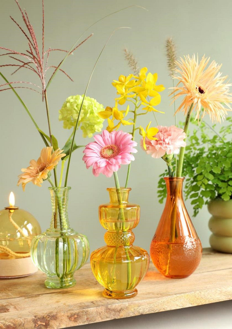 Vase Dahlia Ø9 h.16 cm orange
