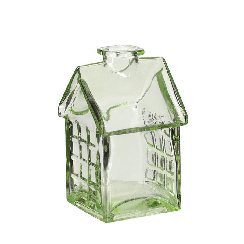 Glass home light green l.7 w.7 h.7 cm