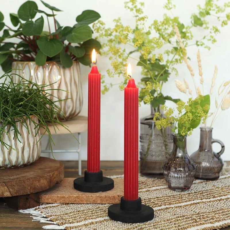 Candle holder h.3,3 Ø7 cm matte black