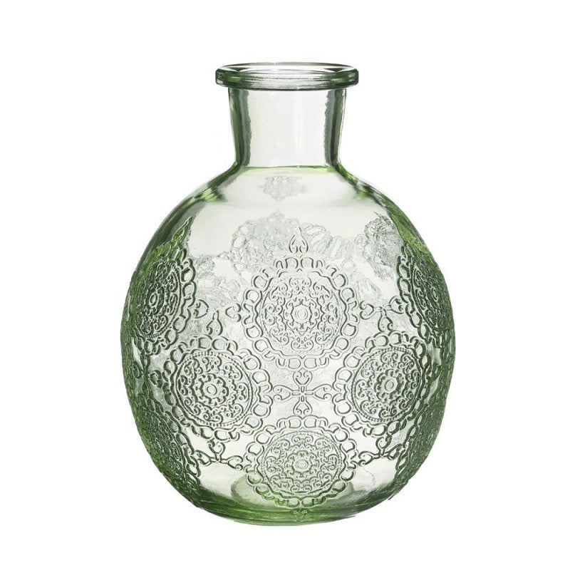 Bologna bottle h.17 Ø13 cm light green