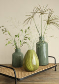 Vase Lily Twist Ø12xh.15cm green