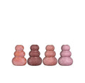 Vase Pebble h.9.5 Ø7 cm pink 4ass colours