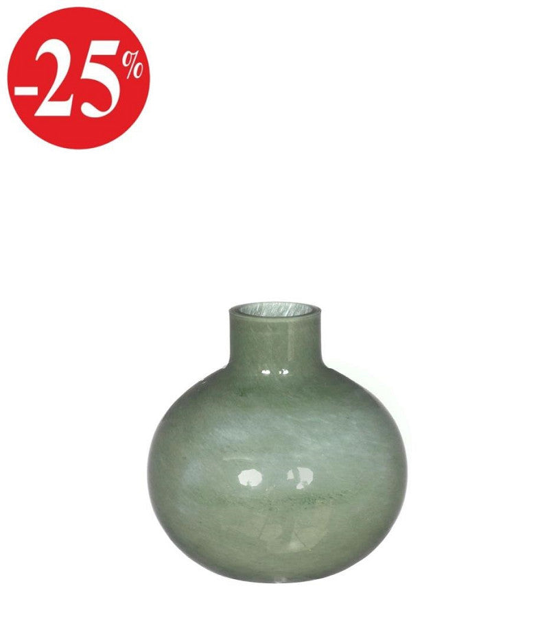 Vase Rose Ø13xh.13cm green