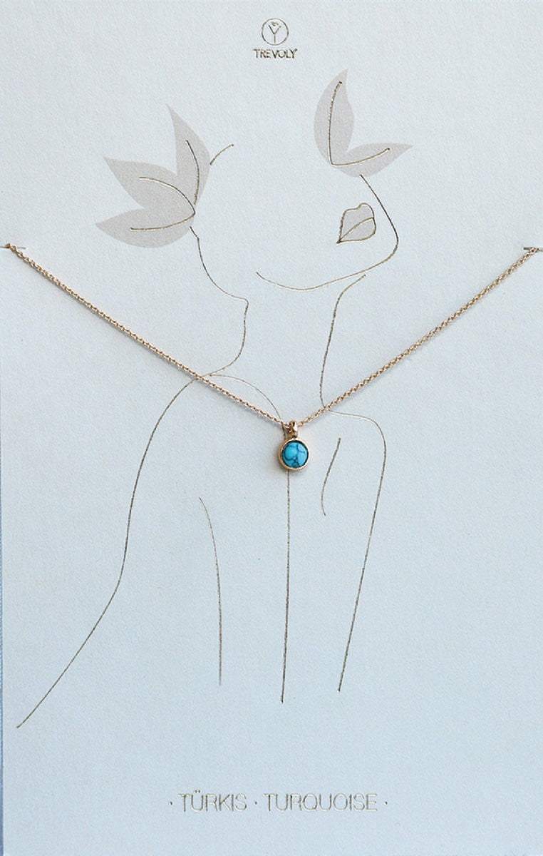 Necklaces Turquoise (gold) — Räder