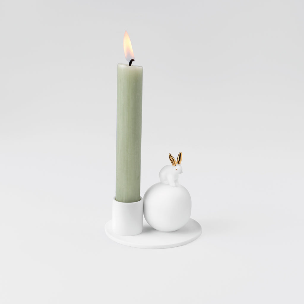 Candle holder Rabbit Dia.8,6cm H.7cm