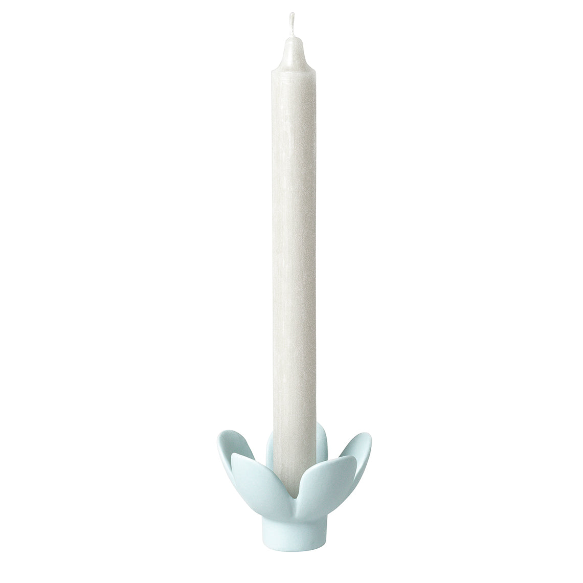 Candle Holder Flower blue