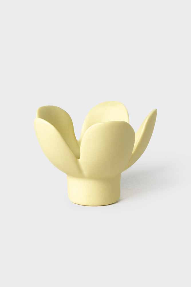 Rader Candle Holder Flower yellow — Räder