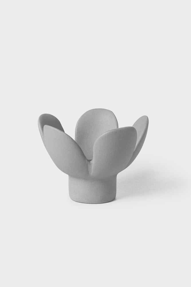 Rader Candle Holder Flower Grau — Räder