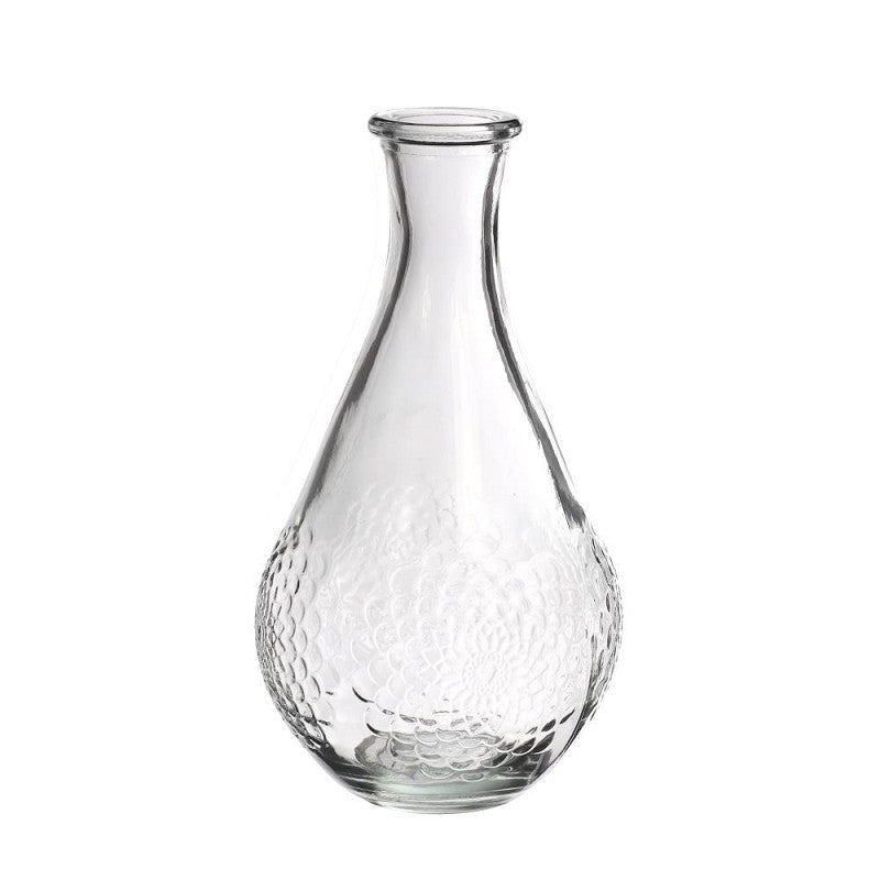Vase Dahlia Ø9 h.16 cm clear
