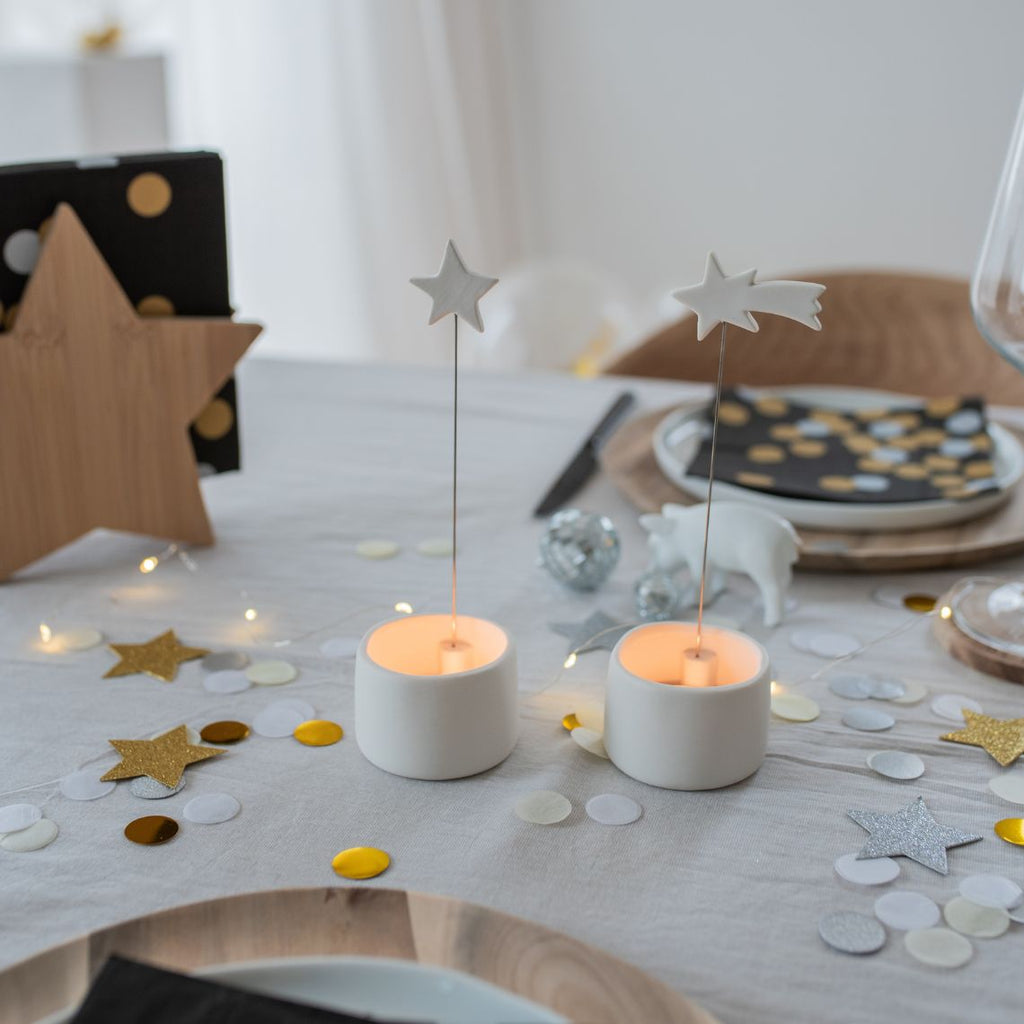 Rader Tea light holder Star D.6cm H.19.5cm