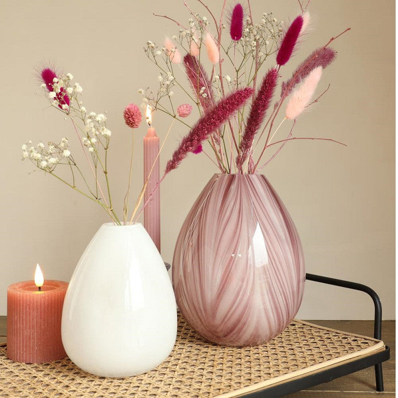 Vase Lily Twist Ø16xh.20cm pink