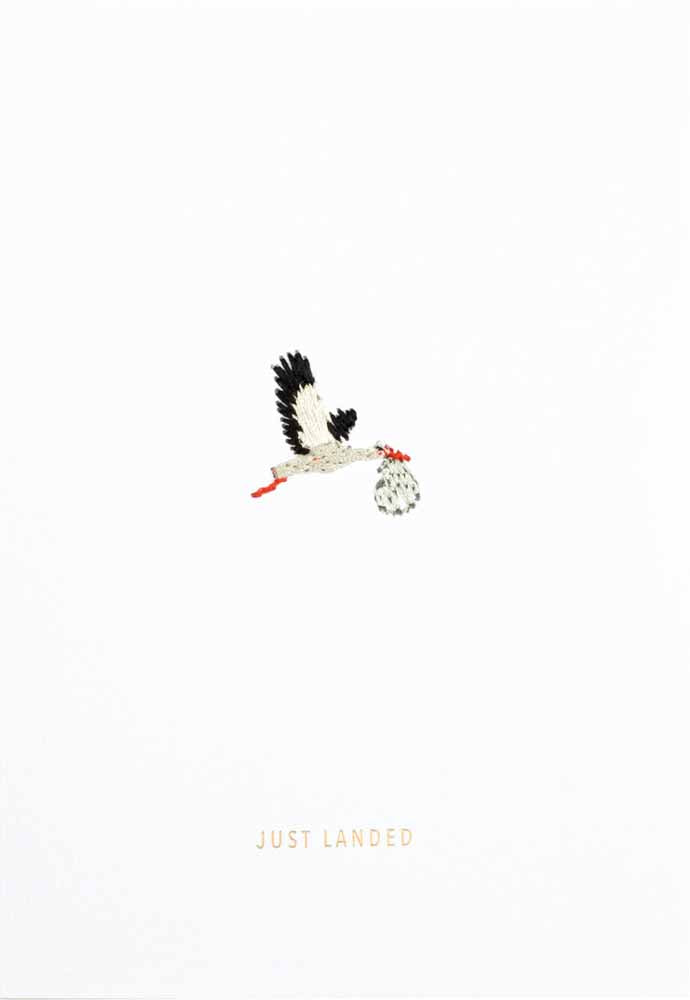 Rader Colorful embroidery card Just landed — Räder