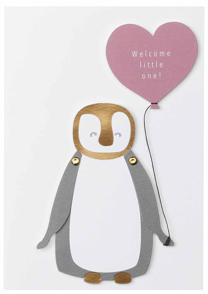 Rader Animal baby card Penguin — Räder