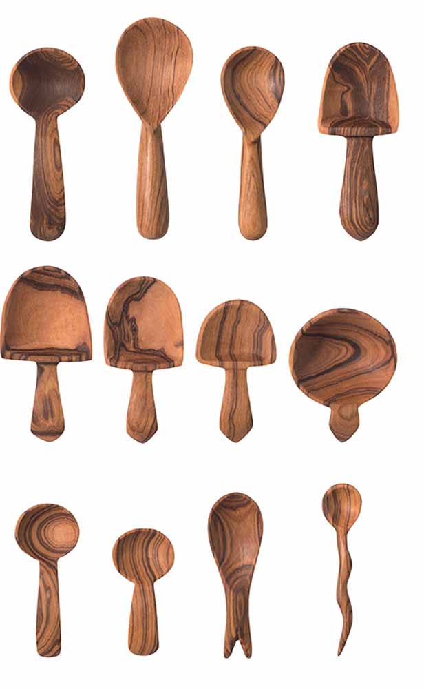 Rader Gourmet wood spoons Display 48 pcs. — Räder