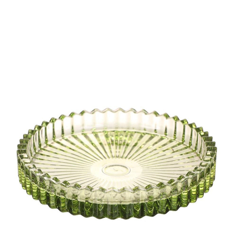 Glass dishes Kate Ø10 h.6,5 cm soft green set 4