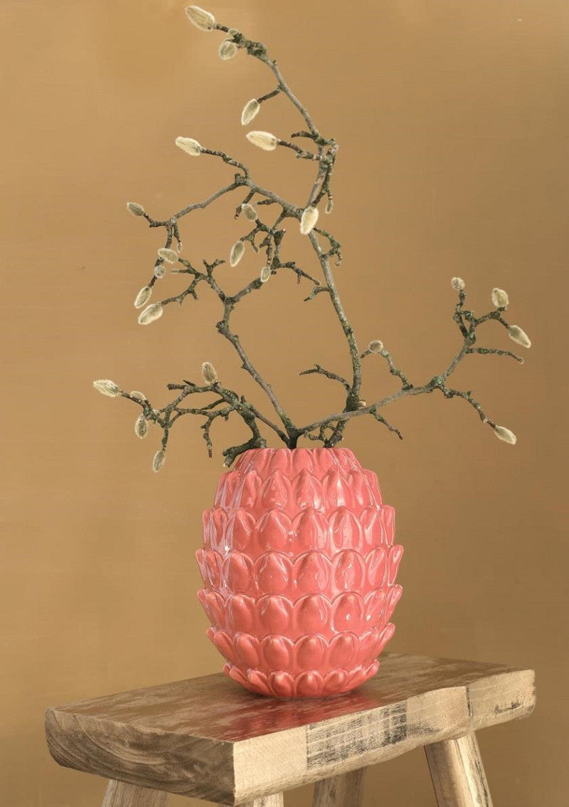 Vase Maya Ø18 cm h 20 cm terra