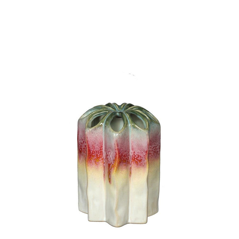 Rainbow Poppy vase S L.10,5 x W.10,5 x H.15