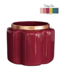 Ideas 4 Seasons Pouff pot Ø17,6 h.13,7 cm cherry