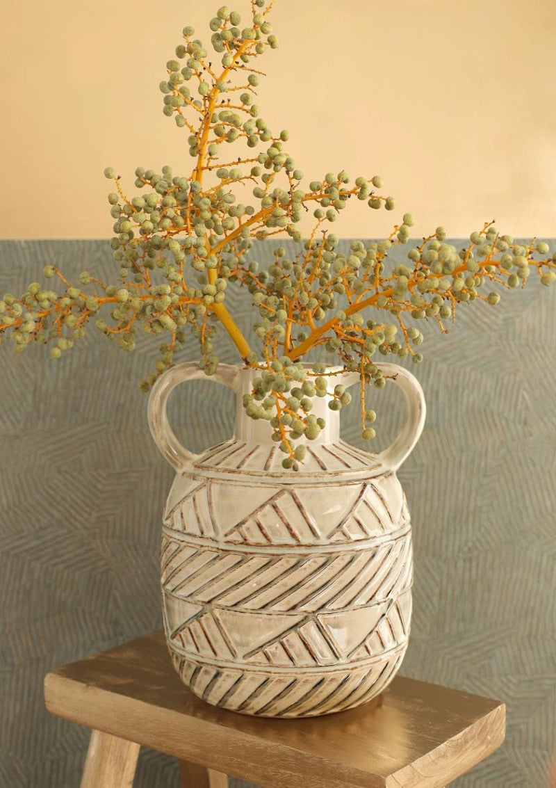 Vase Bali l.25 w.23 h.30 cm