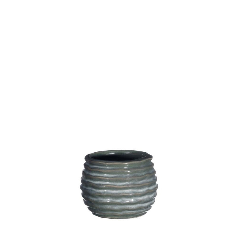 Ideas 4 Seasons Rise pot Ø8 h.6.5 cm dark green