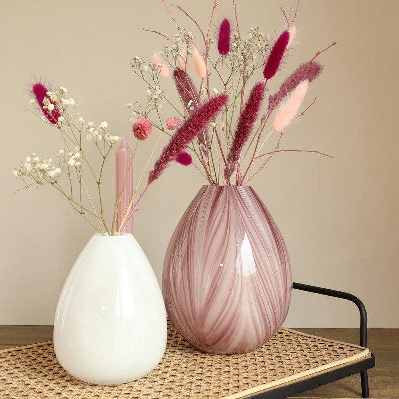 Vase Lily Twist Ø16xh.20cm pink