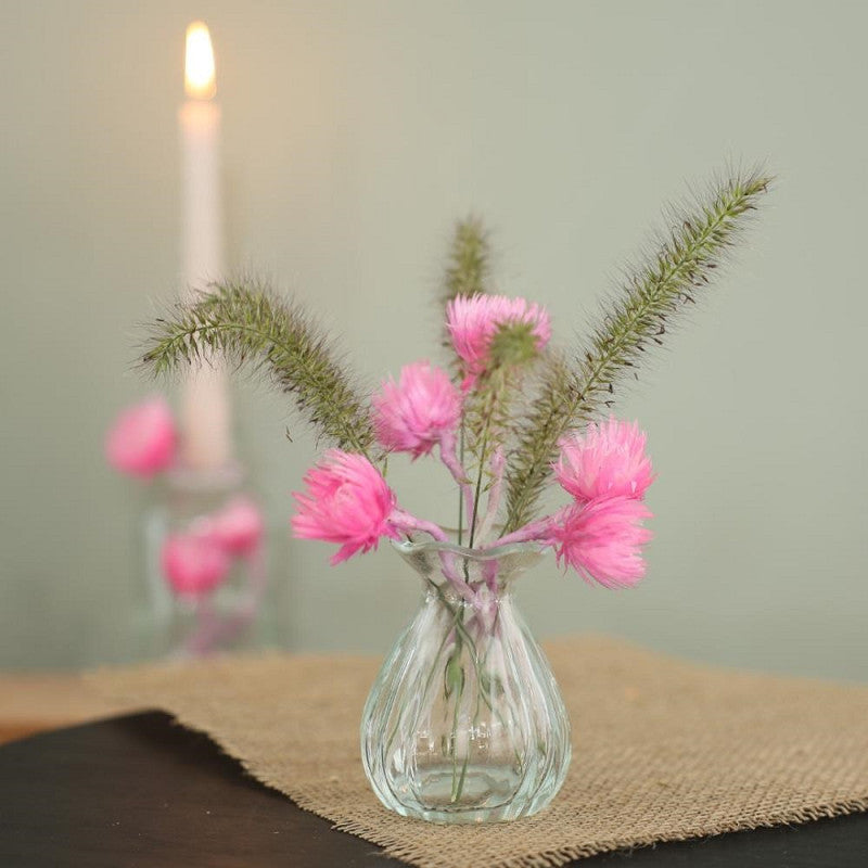 Fleur vase Ø7 h. 9 cm clear