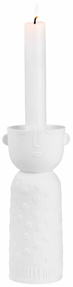 Rader Porcelain tales candel carrier Luna D.7cm H.15cm — Räder