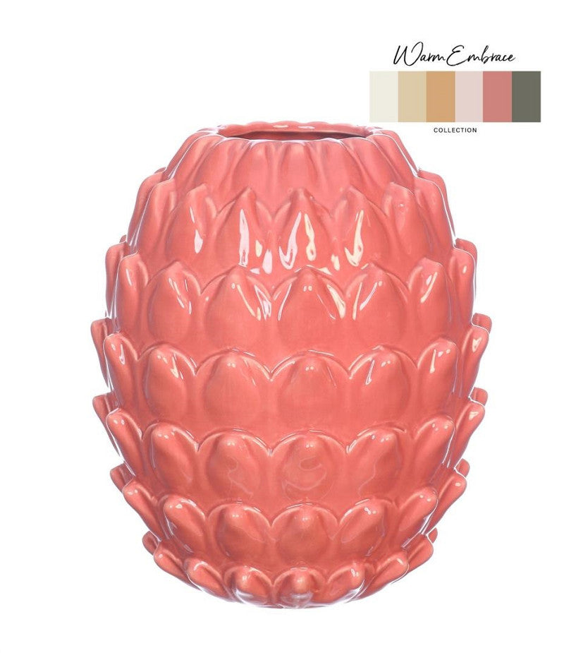 Vase Maya Ø18 cm h 20 cm terra