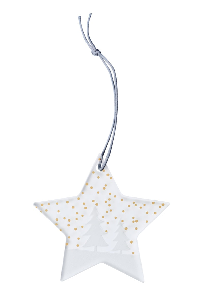 Rader Ice star fir trees.large 9.5x8.5cm — Räder
