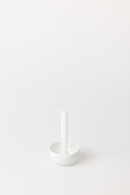 Rader Candle Bowl Dotlines Diameter9.4cm H.5cm — Räder