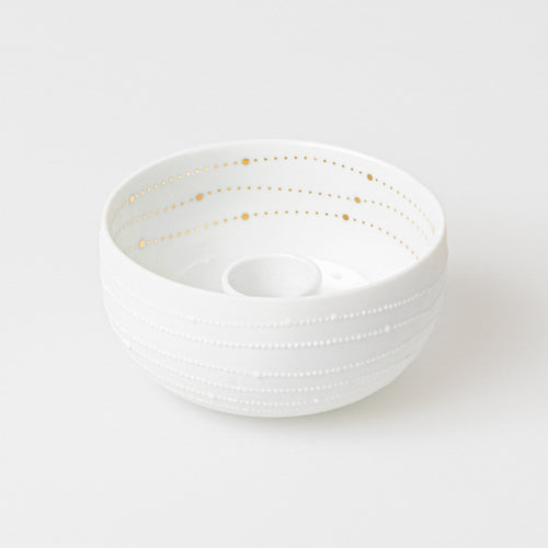 Candle Bowl Dotlines Diameter9.4cm H.5cm