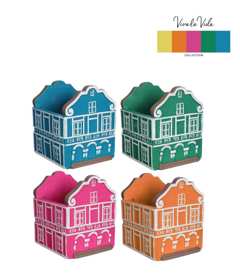 Viva la Vida Houses of Curacao 4 ass. l. 8,6 w.8 h.10,5