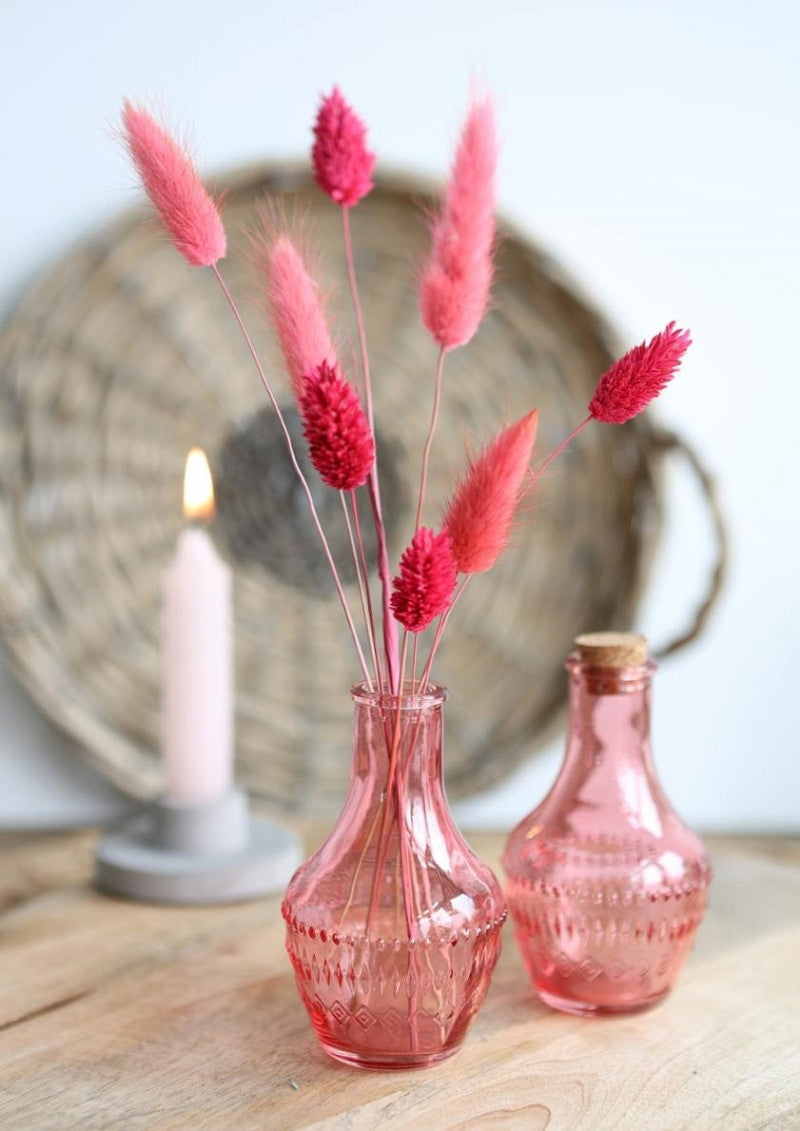 Ideas 4 Seasons Milano bottle h.10 Ø6 cm pink