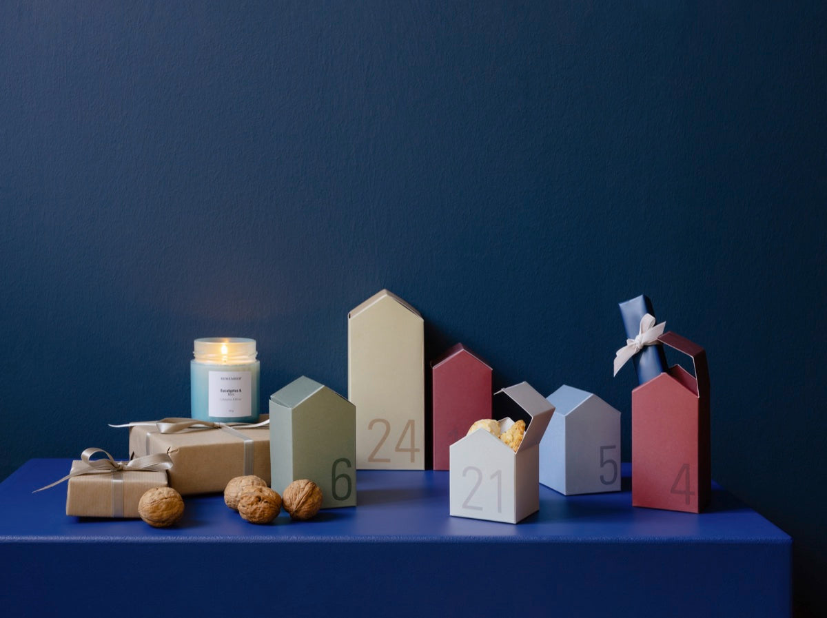 Advent calendar village