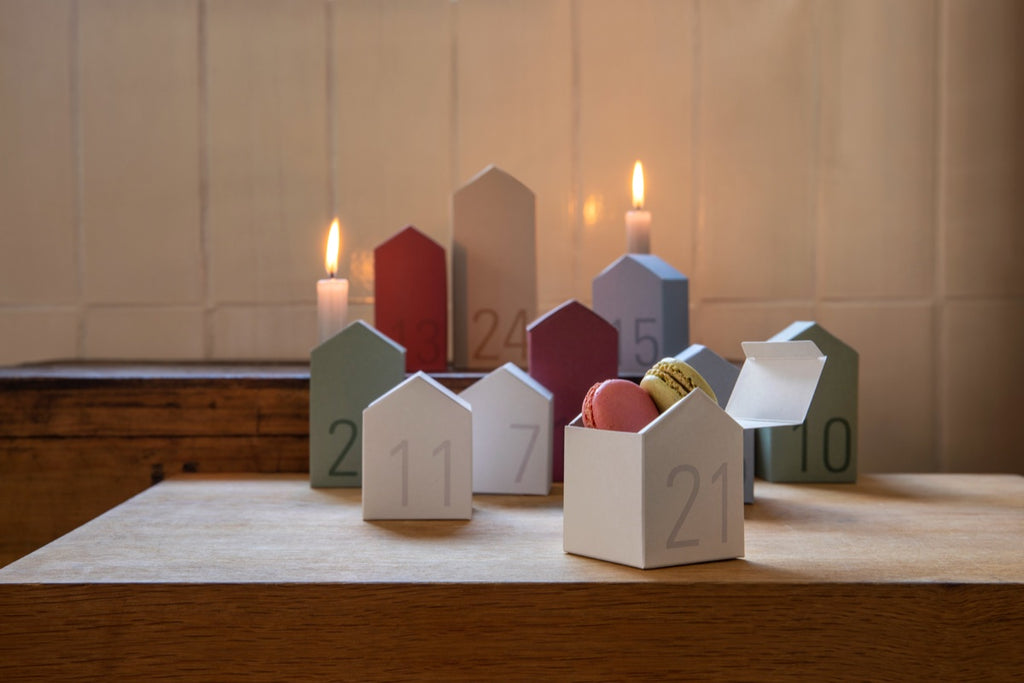 Advent calendar village