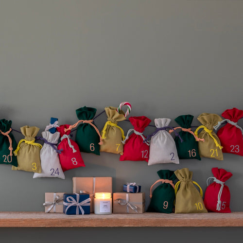 Advent calendar sacks