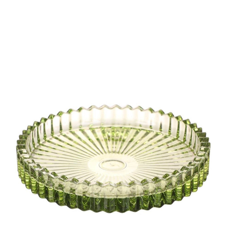 Glass dishes Kate Ø10 h.6,5 cm soft green set 4