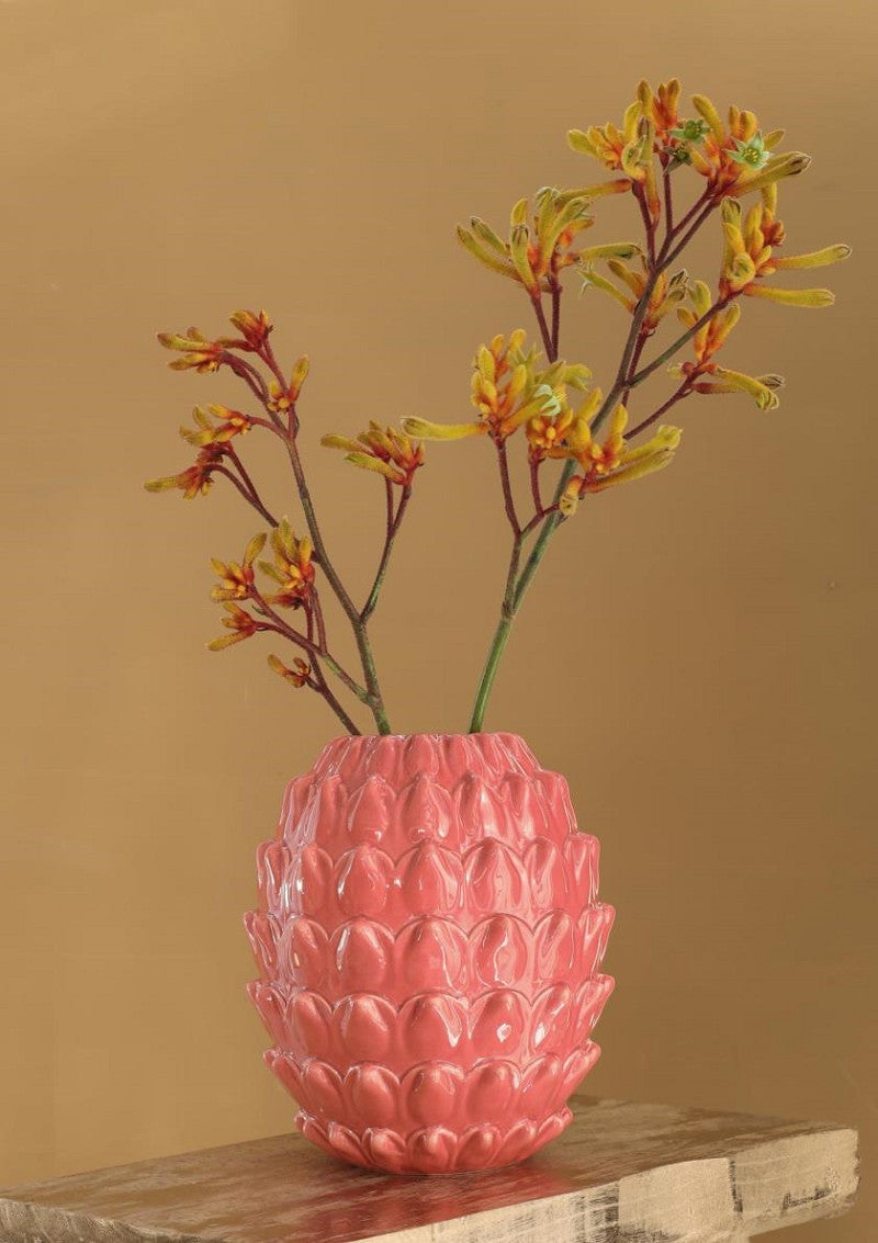 Vase Maya Ø18 cm h 20 cm terra