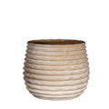 Rise pot Ø15.5 h.13 cm cream