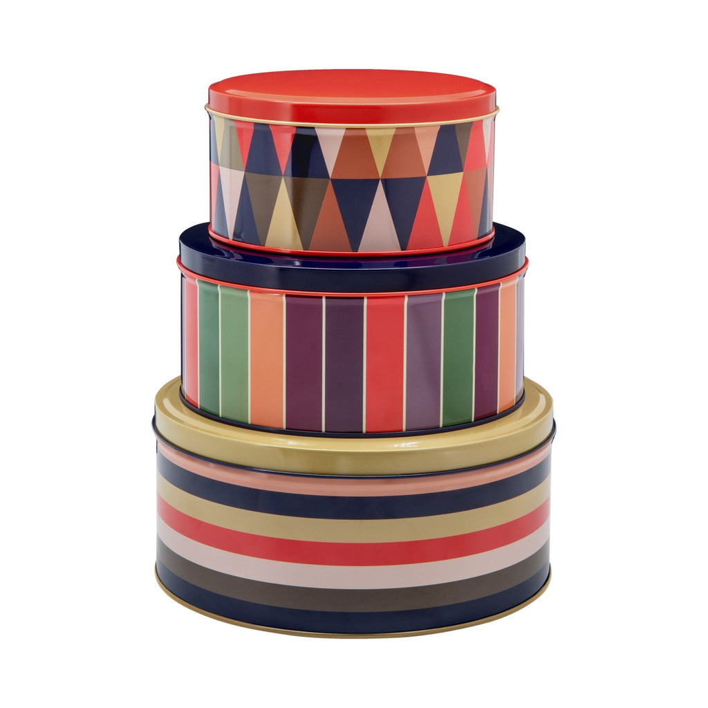 Set of Tin Boxes 'Klara', set of 3 — Remember