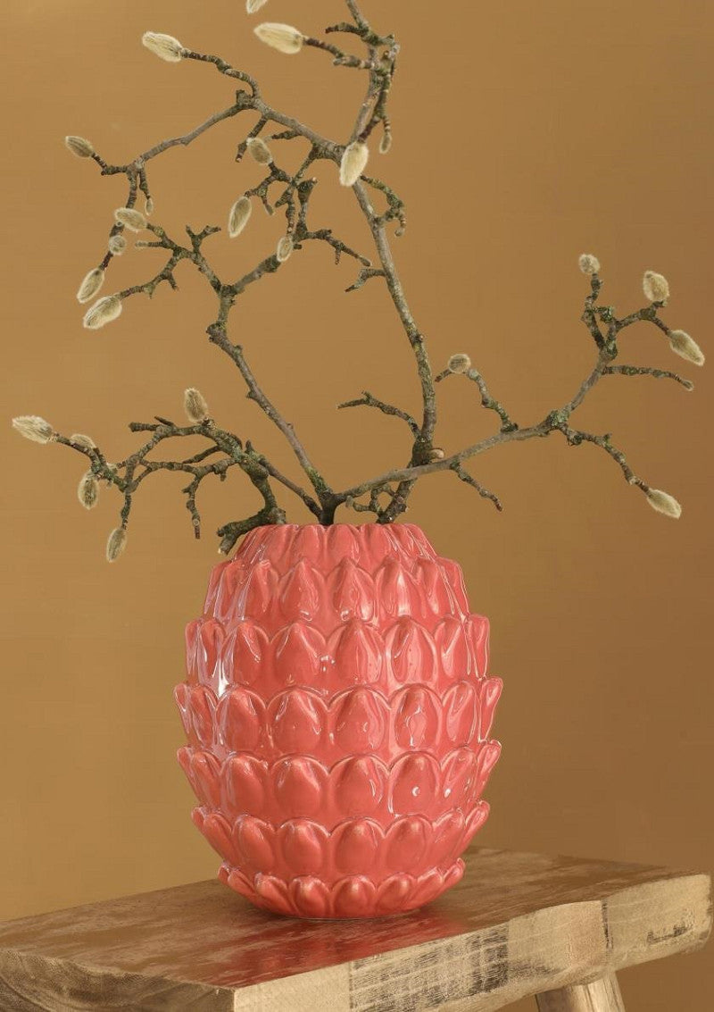 Vase Maya Ø18 cm h 20 cm terra