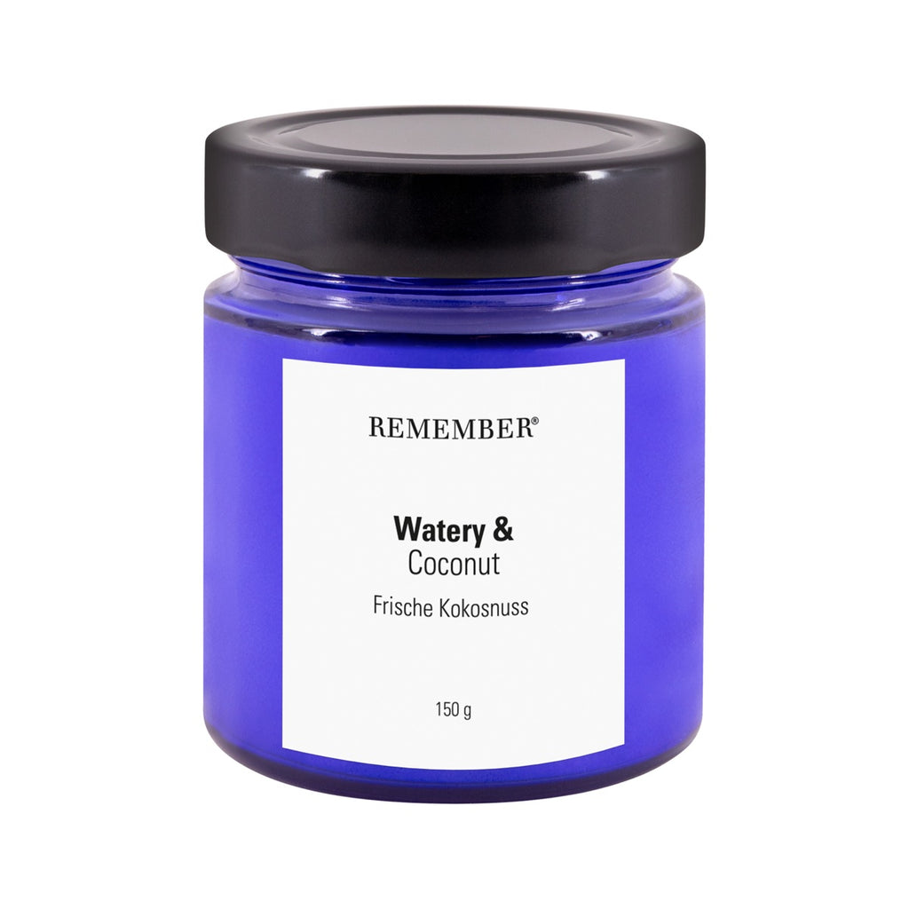 *SALE* Scented candle 'Watery & Coconut' — Remember
