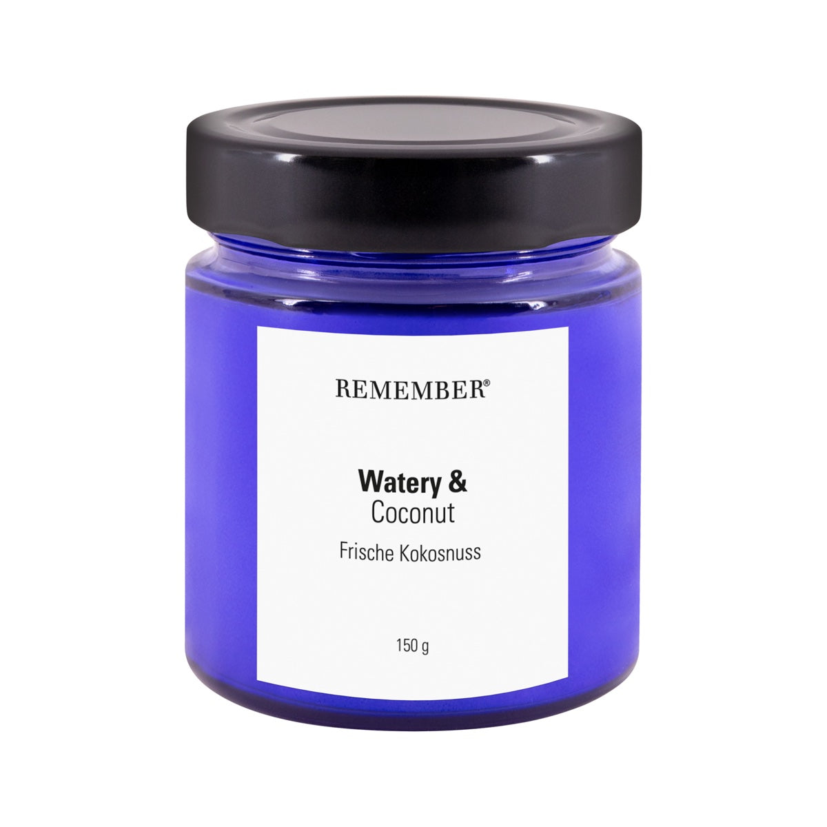 *SALE* Scented candle 'Watery & Coconut' — Remember