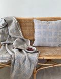 Dahlia Throw Bottle Green