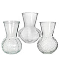 Vase Kristal 3 ass. Ø13 h.18 cm clear