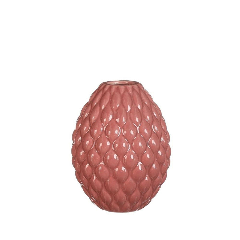 Vase Bubbles Ø8,5 h.11 cm terra pink