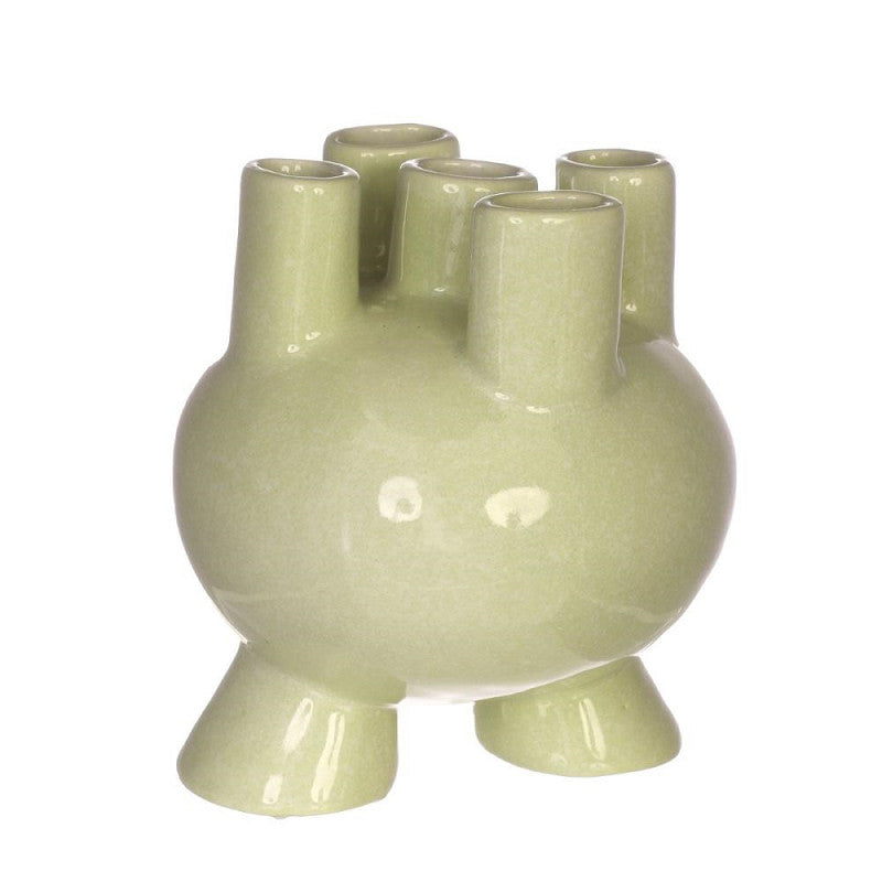 Tulip Vase Strollz Ø13 h.15 cm soft green
