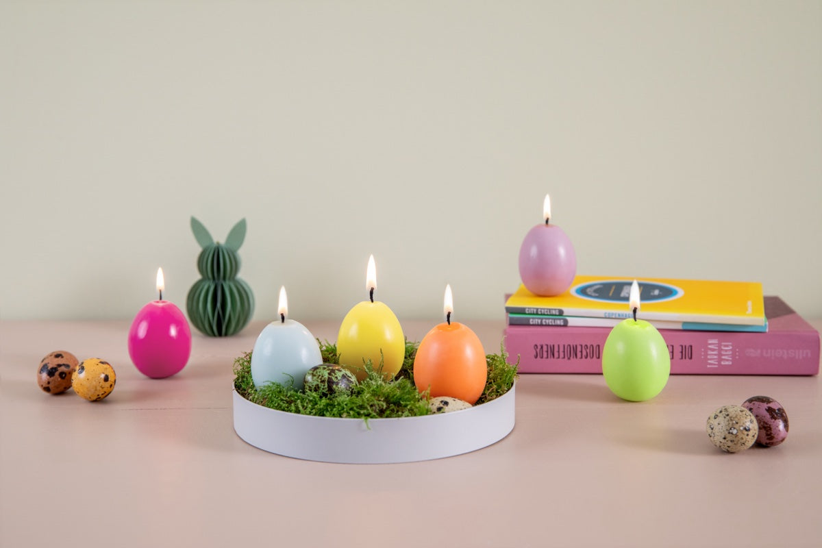 Egg candle set Eddy, set of 6
