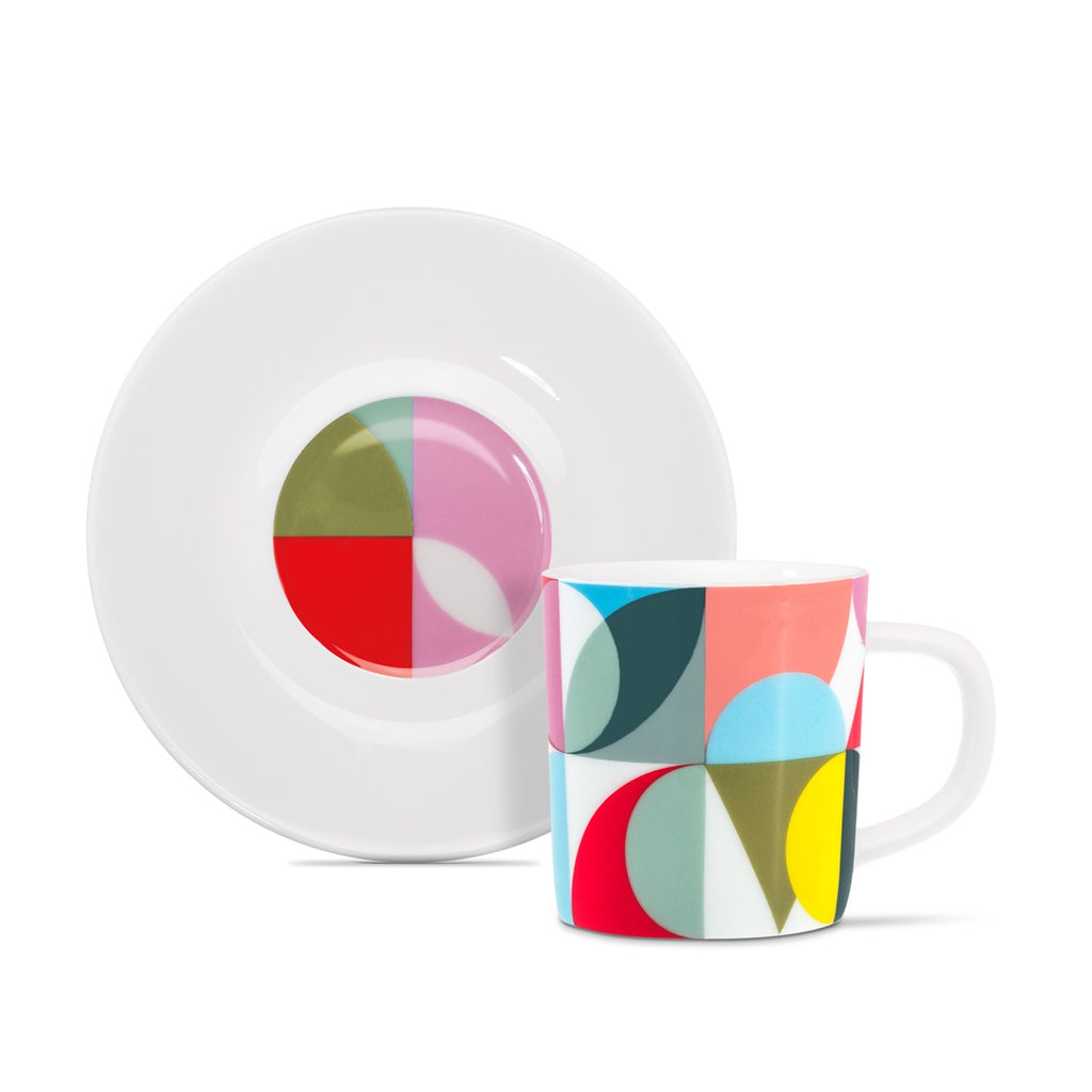 Espresso cup + saucer 'Solena' — Remember