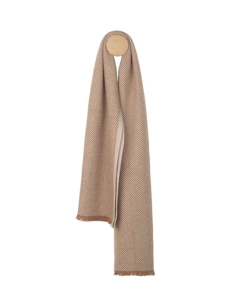 Edinburgh scarf Army/light green